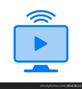 video streaming icon vector design illustration