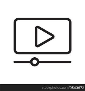 video streaming icon vector design illustration