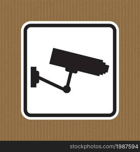 Video surveillance icon.CCTV camera.