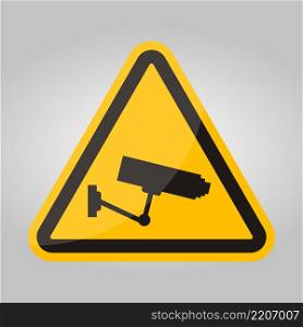 Video surveillance icon.CCTV camera.