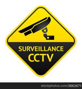 Video surveillance label, CCTV