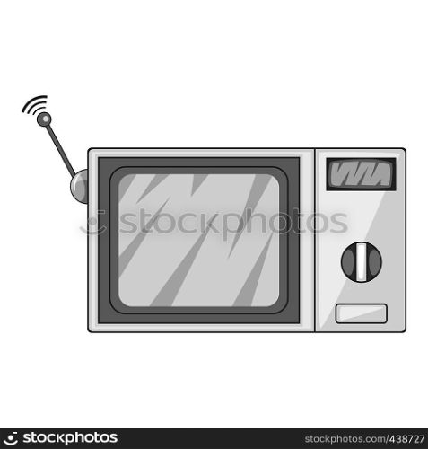 Videophone icon in monochrome style isolated on white background vector illustration. Videophone icon monochrome