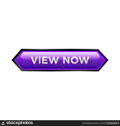 view now button website vector template