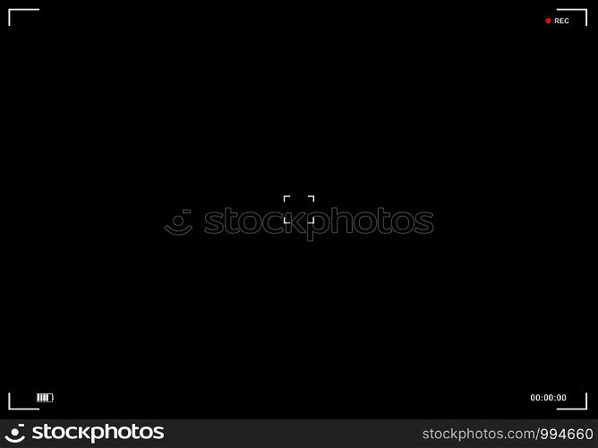 Viewfinder screen background. Electronic concept. Vector eps10