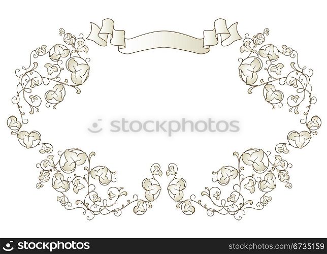 vignette with ribbon