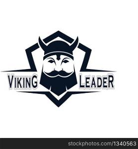 Viking logo symbol vector icon illustration