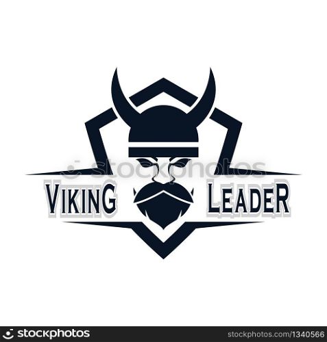 Viking logo symbol vector icon illustration