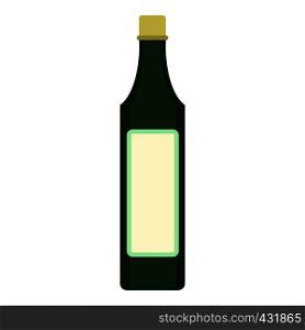 Vinegar bottle icon flat isolated on white background vector illustration. Vinegar bottle icon isolated
