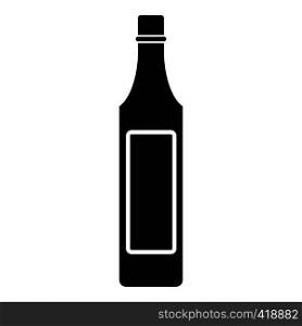 Vinegar bottle icon. Simple illustration of vinegar bottle vector icon for web. Vinegar bottle icon, simple style