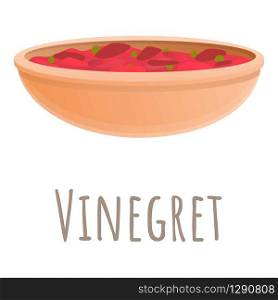 Vinegret icon. Cartoon of vinegret vector icon for web design isolated on white background. Vinegret icon, cartoon style