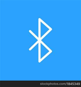 Vinnytsia, Ukraine - September 2, 2021: Bluetooth icon. Wireless technology.