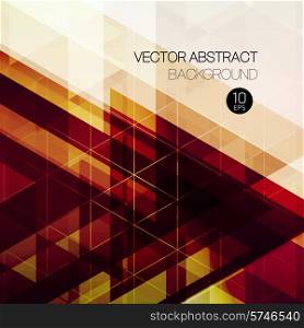 Vintage abstract triangular background. Vector illustration. EPS 10. Vintage triangular background. Vector illustration