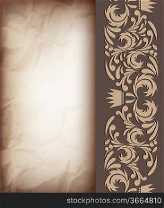 Vintage background with abstract pattern