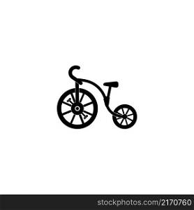 vintage bicycle icon vector illustration logo design template.