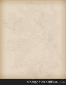 Vintage blots stained paper texture. Vector illustration.