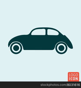 Vintage car icon. Vintage car icon. Retro automobile symbol. Vector illustration