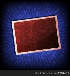 Vintage card on abstract background. eps10 vector