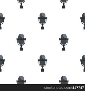 Vintage classic microphone pattern seamless for any design vector illustration. Vintage classic microphone pattern seamless