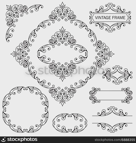 Vintage decorative frames se