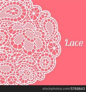 Vintage fashion lace background with abstract flowers.. Vintage fashion lace background with abstract flowers