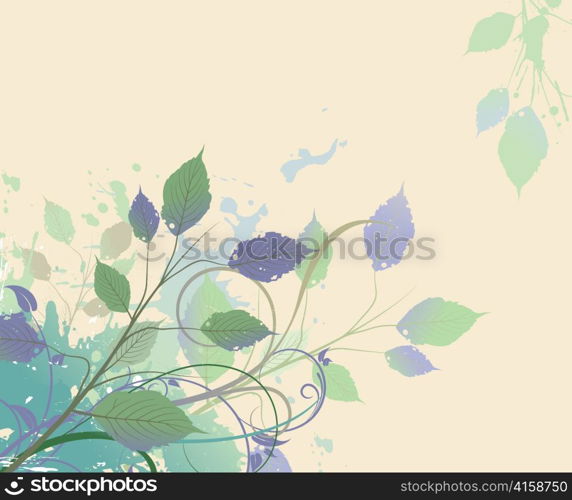 vintage floral background