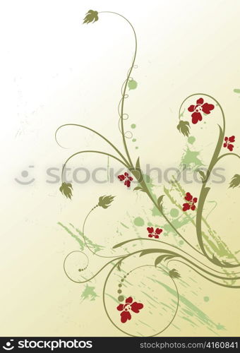 vintage floral background