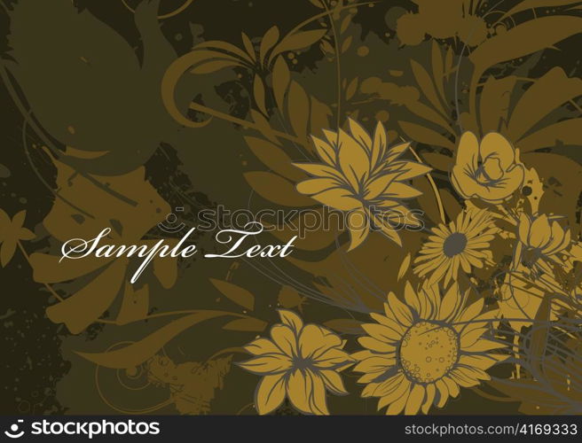 vintage floral background