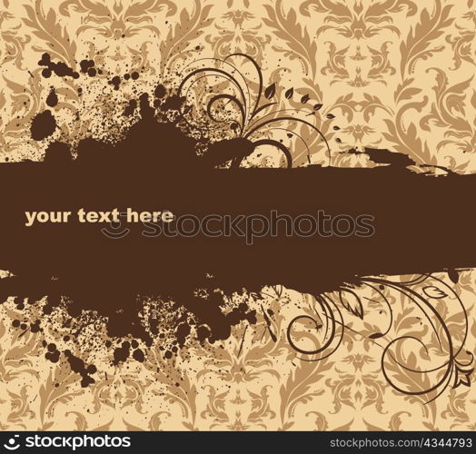 vintage floral background