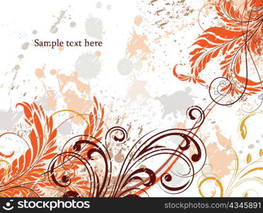 vintage floral background