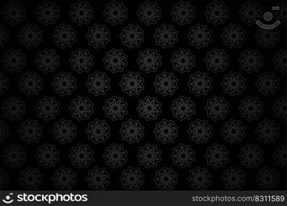 vintage floral black wallpaper background
