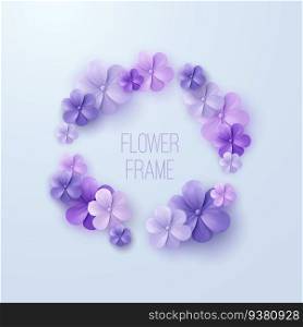 Vintage floral frame. Vintage floral frame.