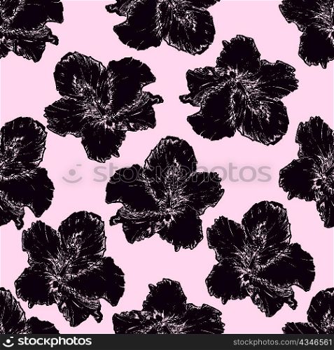 vintage floral pattern vector illustration