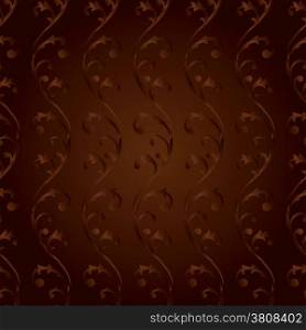 Vintage floral seamless pattern. Vector background