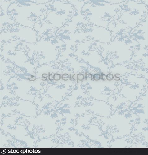 Vintage floral seamless pattern with hand drawn poppies background vector