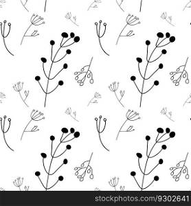 vintage flower seamless vector pattern on background. Seamless pattern. vintage flower seamless vector pattern on background