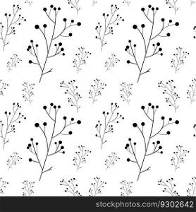 vintage flower seamless vector pattern on background. Seamless pattern. vintage flower seamless vector pattern on background