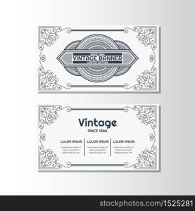 Vintage flyer background Design Template,Vector Illustration