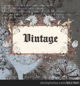 Vintage frame Royalty Free Vector Image