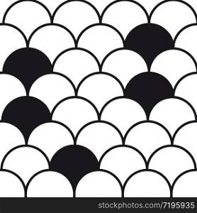 Vintage geometric background in black