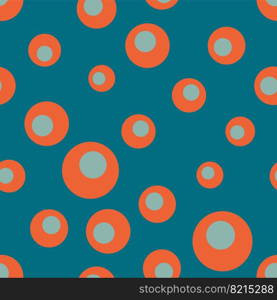 Vintage geometric pattern with circles in the style of the 70s and 60s. Vector illustration. Vintage geometric pattern with circles in the style of the 70s and 60s.