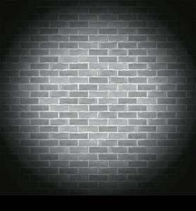 Vintage gray brick wall
