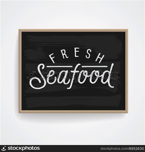 Vintage hand drawn lettering poster for food and drinks. Vector illustration.