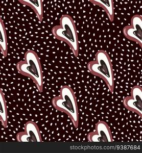 Vintage hearts seamless pattern. 14 february wallpaper. Valentine&rsquo;s Day backdrop. Design for fabric, textile print, wrapping paper, cover, poster. Vector illustration. Vintage hearts seamless pattern. 14 february wallpaper. Valentine&rsquo;s Day backdrop.