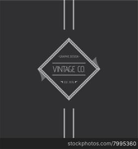 vintage label theme. vintage label theme vector graphic art illustration
