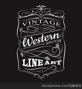 Vintage label typography t-shirt design vectors