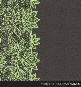 Vintage lace background abstract ornament. Vector texture.