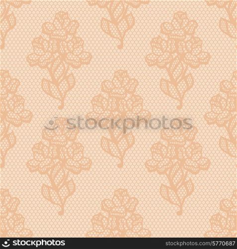 Vintage lace background ornamental flowers. Vector texture.