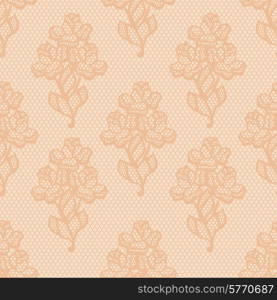 Vintage lace background ornamental flowers. Vector texture.