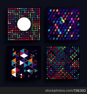Vintage minimalistic simple vector backgrounds with geometry shapes for covers, placards, posters, flyers and banner design. Illustration of colored minimalistic banners. Vintage minimalistic simple vector backgrounds with geometry shapes for covers, placards, posters, flyers and banner design.