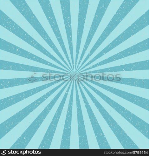 Vintage paper. Vector Vintage background with Sun rays. Old paper with stains
